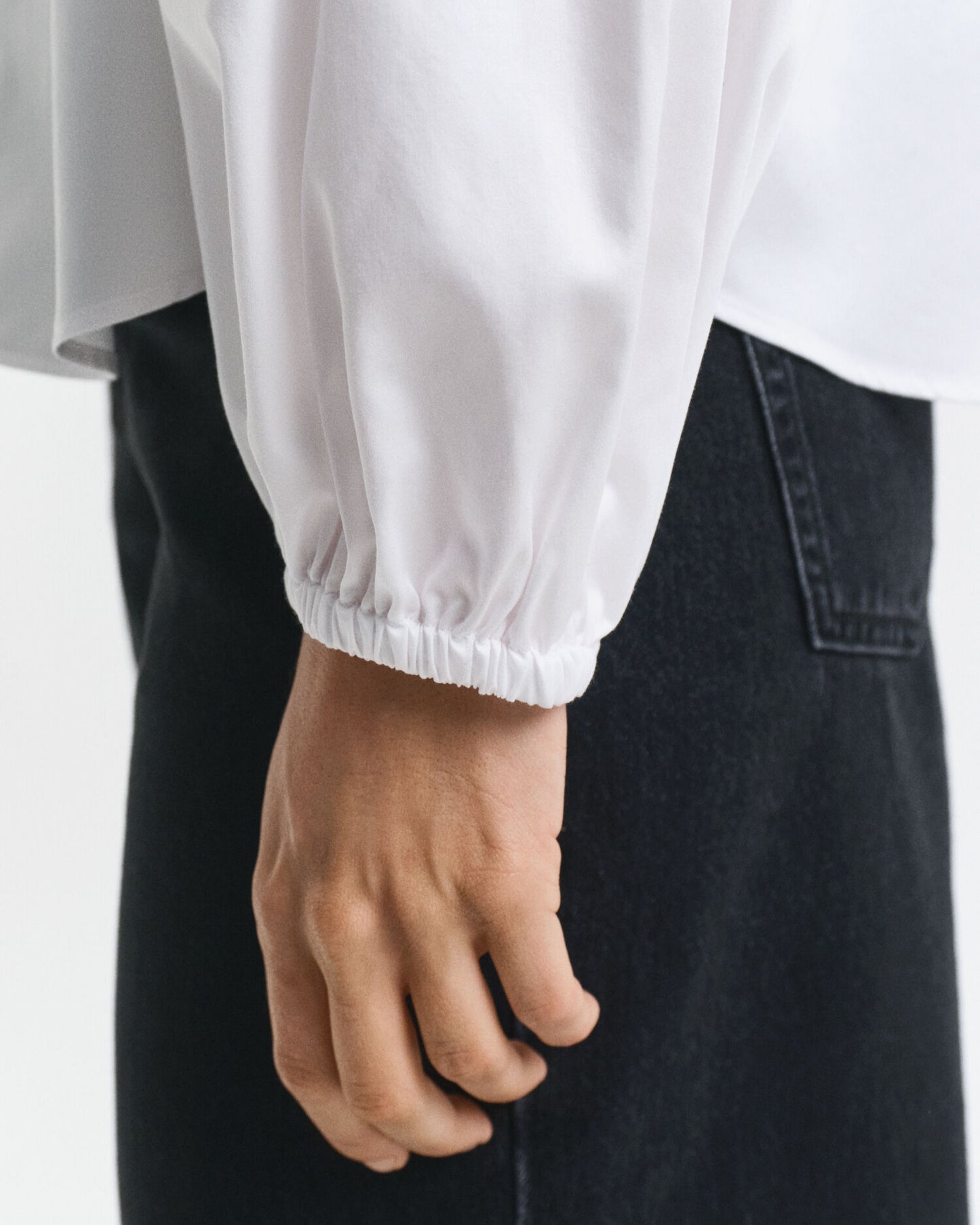 Cotton Satin Blouse