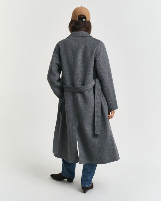 Handstitched Belted Coat